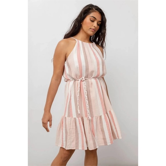 Rails • Becca Stripe Dress in Pastel Stripes - Picture 1 of 9